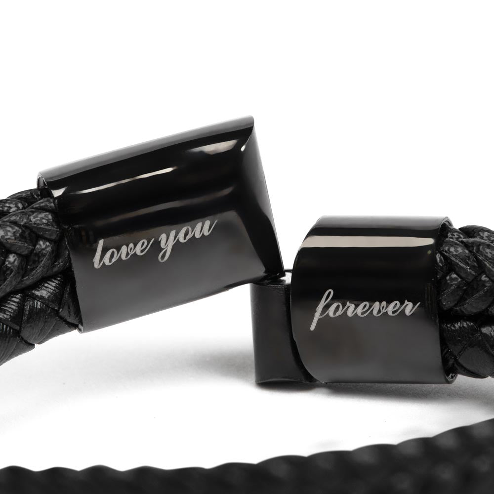 To Dad - Your Belief In Me - Mens' Love you Forever Bracelet