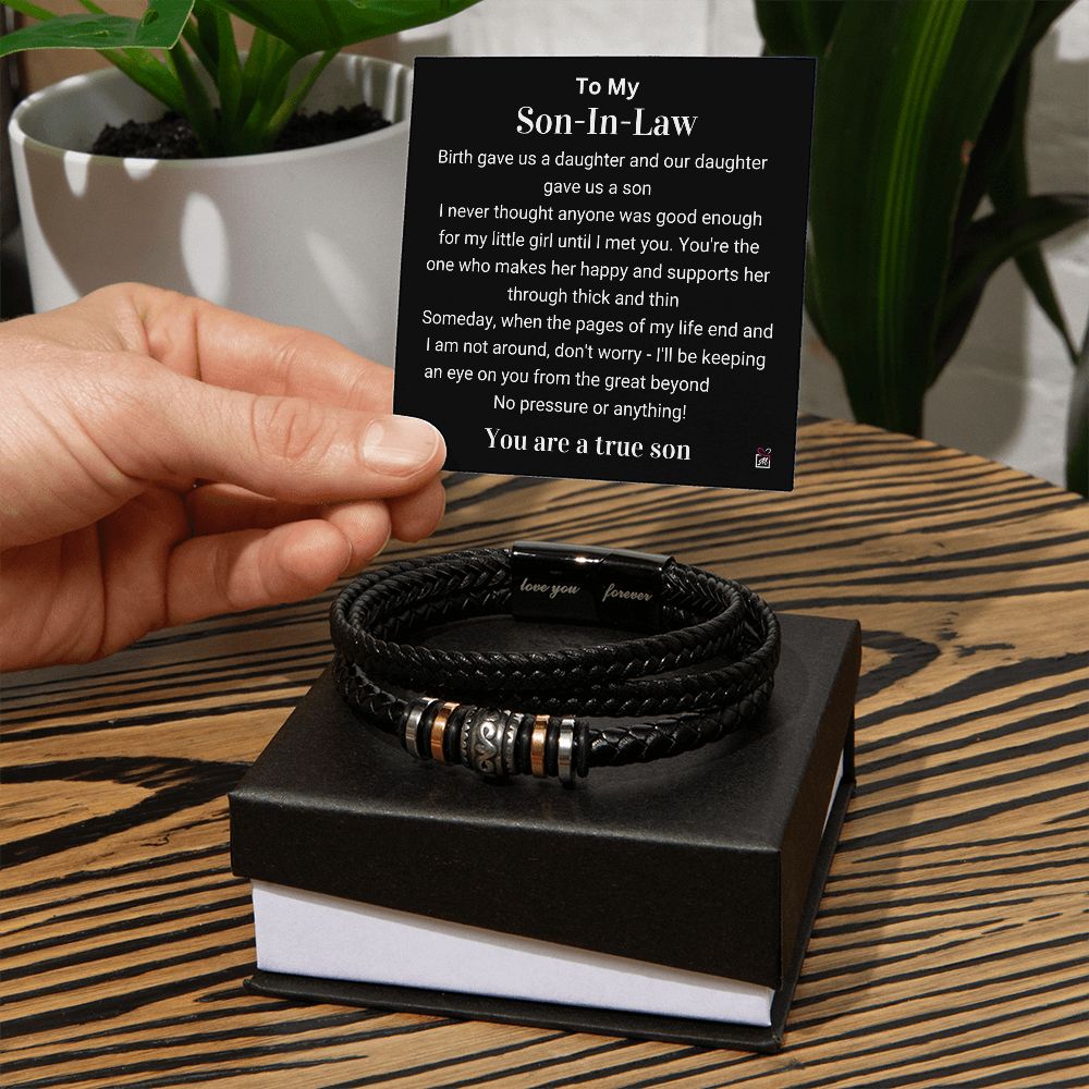 To Son In Law - You Are A True Son - Bracelet - PM0119