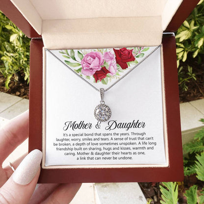 Mother & Daughter Gift - It's a Special Bond That Spans The Years - Eternal Hope Necklace - Personalize Memories