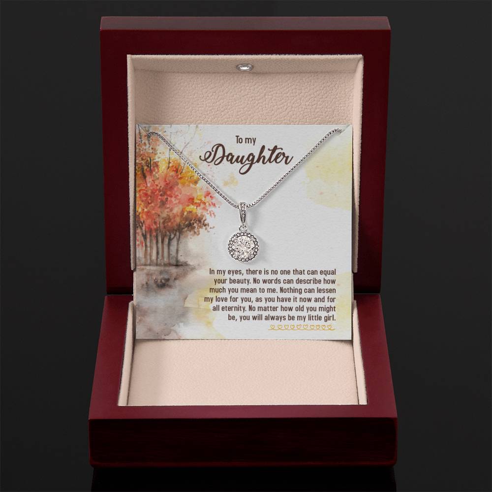 To My Daughter Necklace – Daughter Graduation & Birthday Present – Eternal Hope Necklace - Personalize Memories