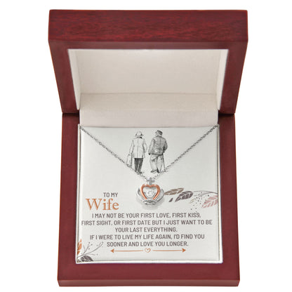 Thoughtful Romantic Wife Gift - Jewelry from Husband for Any Occasion - Crown Pendant Necklace - Personalize Memories