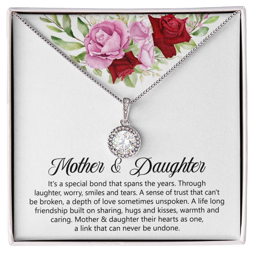Mother & Daughter Gift - It's a Special Bond That Spans The Years - Eternal Hope Necklace - Personalize Memories