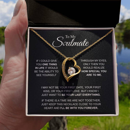 To My Soulmate - You're Special For Me - Forever Love Necklace - Personalize Memories