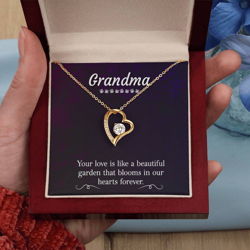 Present for Grandma - Grandma - Forever Love Necklace - Personalize Memories