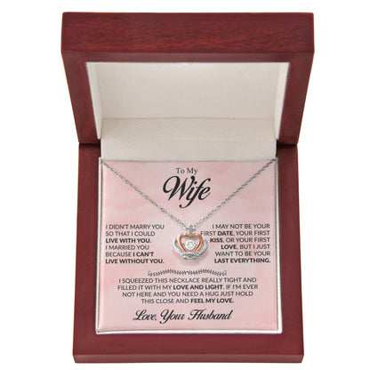 Perfect Gift for Wife - Meaningful Jewelry from Husband for Any Occasion Including Valentine’s Day - Crown Pendant Necklace - Personalize Memories