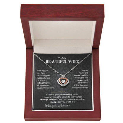 Cute Gift for Wife from Husband - Romantic Jewelry for Special Occasions - Crown Pendant Necklace - Personalize Memories