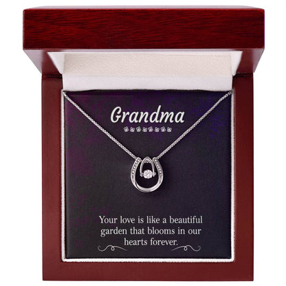 Present for Grandma - Grandma - Lucky In Love PARTNER - Personalize Memories