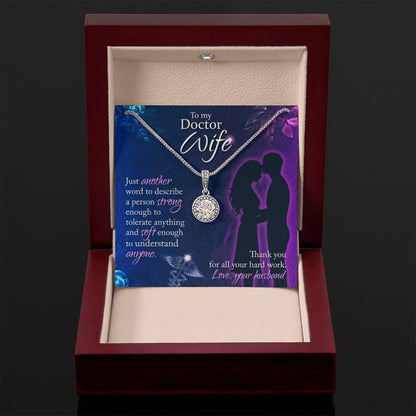 To my Doctor Wife - Eternal Hope Necklace - Gift for Wife from Husband - Personalize Memories