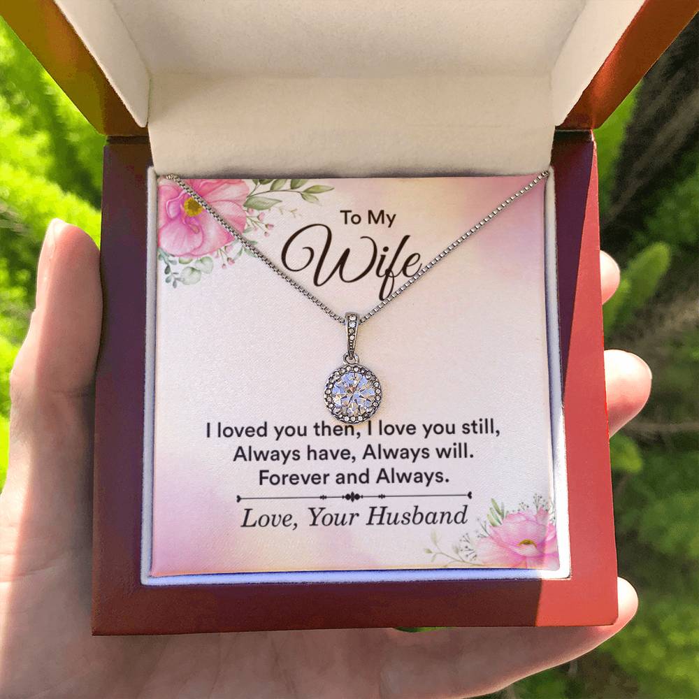To My Wife Necklace - Meaningful Gift from Husband for Valentine’s Day - Eternal Hope Necklace - Personalize Memories