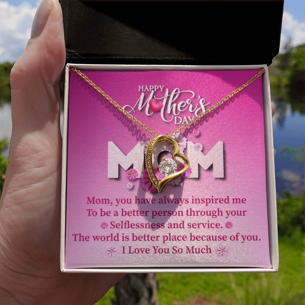 Mother's Day Gift - I Love You So Much - Forever Love Necklace - Personalize Memories