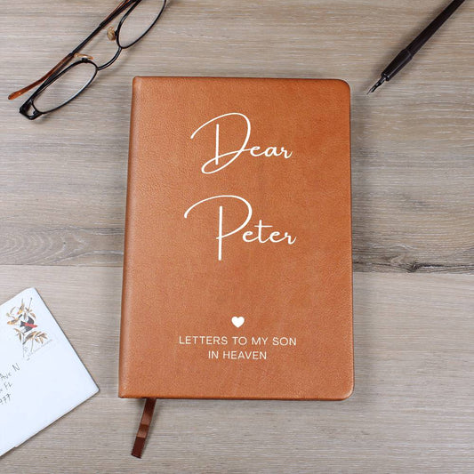 Personalized Grief Journal - Letters To My Son - Loss of Son Memorial Journal