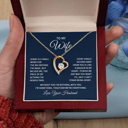 Wife Jewelry Gift from Husband - Sweet Romantic Gift for Valentine’s Day - Forever Love Necklace - Personalize Memories