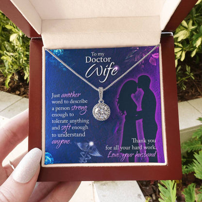 To my Doctor Wife - Eternal Hope Necklace - Gift for Wife from Husband - Personalize Memories