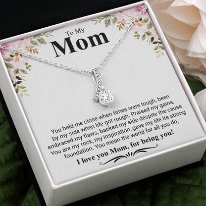 Gift for Mom - I Love You Mom - Alluring Beauty Necklace - Personalize Memories
