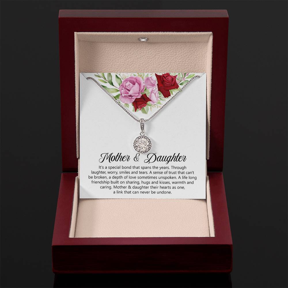 Mother & Daughter Gift - It's a Special Bond That Spans The Years - Eternal Hope Necklace - Personalize Memories