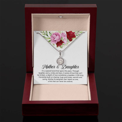 Mother & Daughter Gift - It's a Special Bond That Spans The Years - Eternal Hope Necklace - Personalize Memories