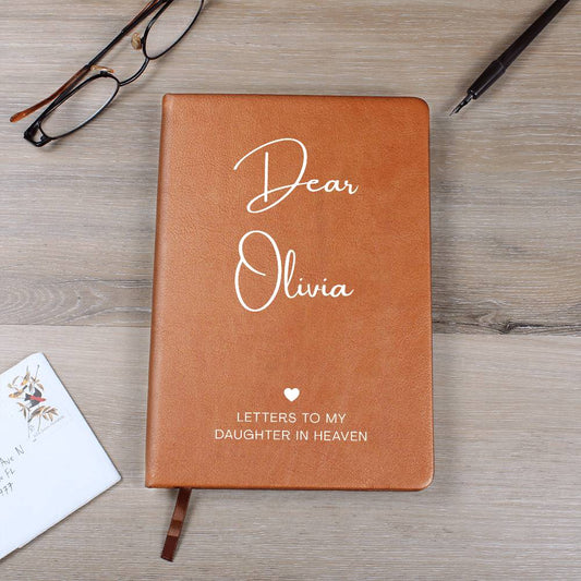 Loss of Daughter Memorial Journal - Letters To My Daughter - Personalized Journal