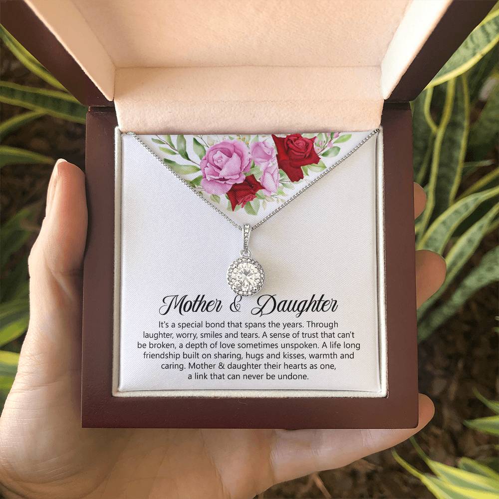 Mother & Daughter Gift - It's a Special Bond That Spans The Years - Eternal Hope Necklace - Personalize Memories