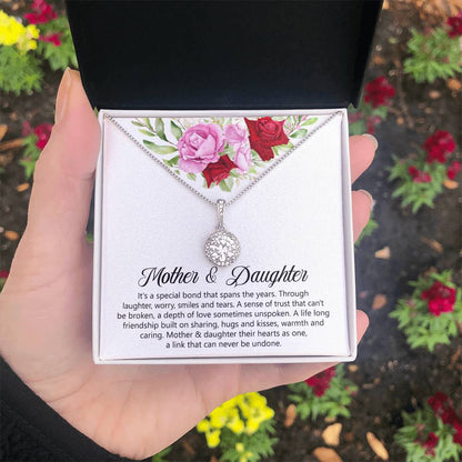 Mother & Daughter Gift - It's a Special Bond That Spans The Years - Eternal Hope Necklace - Personalize Memories
