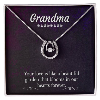 Present for Grandma - Grandma - Lucky In Love PARTNER - Personalize Memories