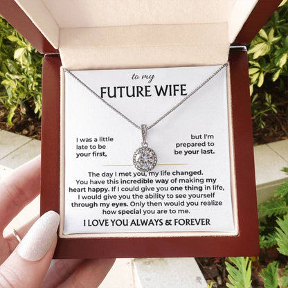 To My Future Wife Necklace - Gift for Engagement, Proposal or Romantic Surprises - Eternal Hope Necklace - Personalize Memories