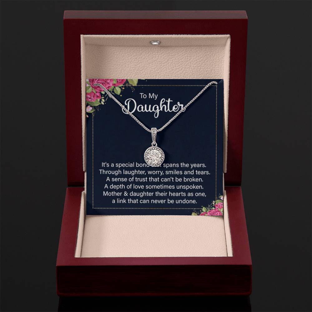 To My Daughter Necklace – Holiday Gift for Daughter Graduation – Eternal Hope Necklace - Personalize Memories