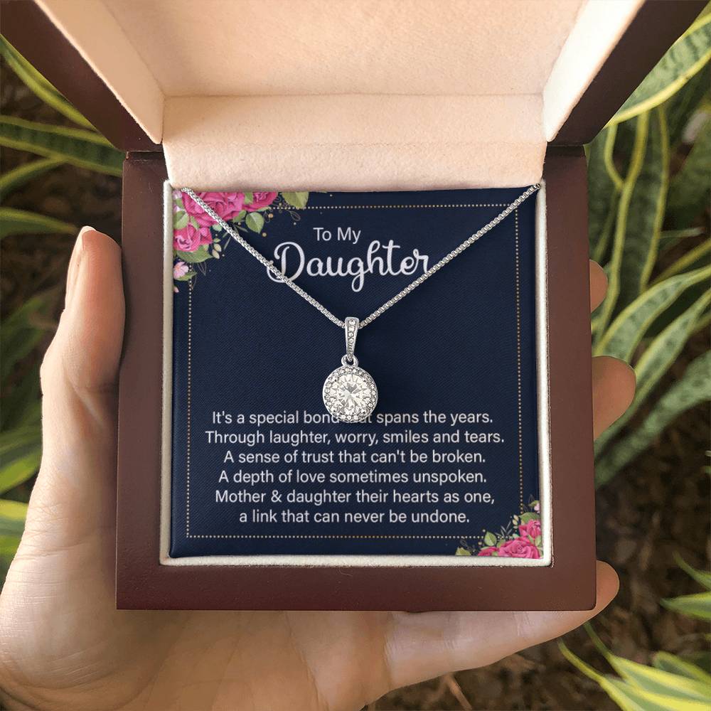To My Daughter Necklace – Holiday Gift for Daughter Graduation – Eternal Hope Necklace - Personalize Memories
