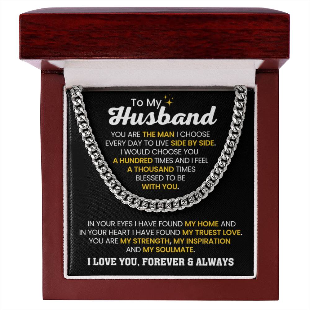 Gift for Husband from Wife - I Love You Forever & Always - Birthday & Valentine’s Day for Him - Personalize Memories