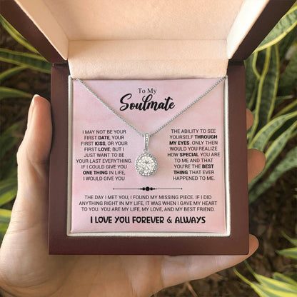 To My Soulmate - You're The Best Thing That Ever Happened To Me - Eternal Hope Necklace - Personalize Memories
