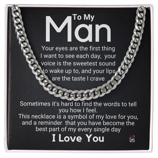 To Your Man - You Are My Favorite - Cuban Chain Necklace