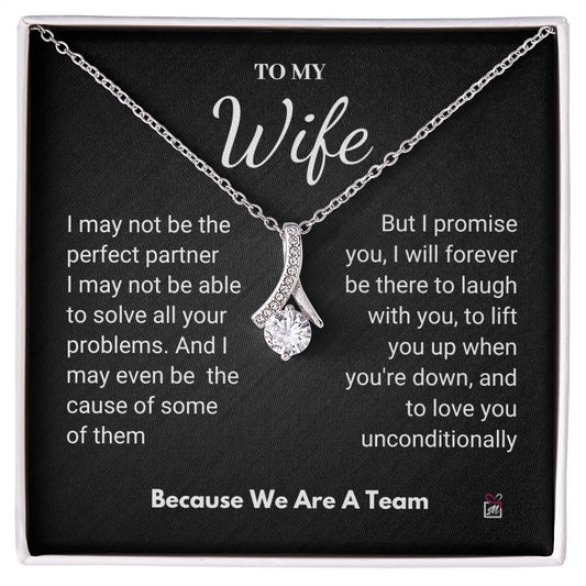 To Wife - I Promise You - Alluring Beauty necklace