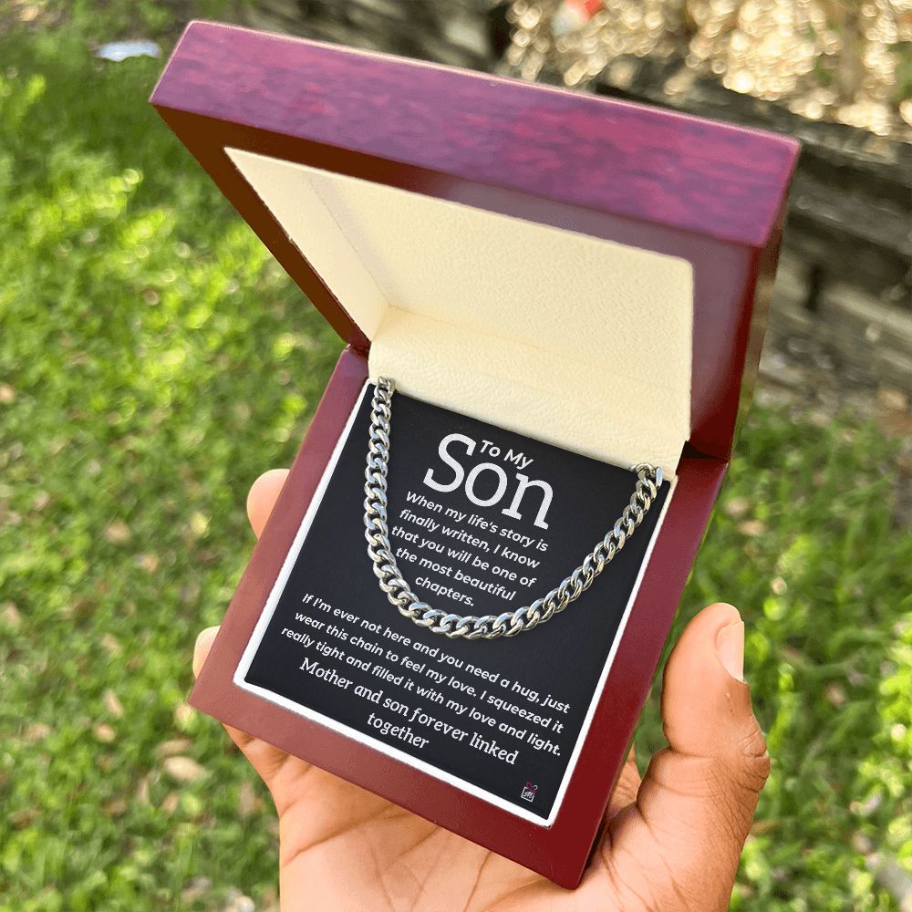 To Son, from Mother - Most Beautiful Chapter - Cuban Link Chain