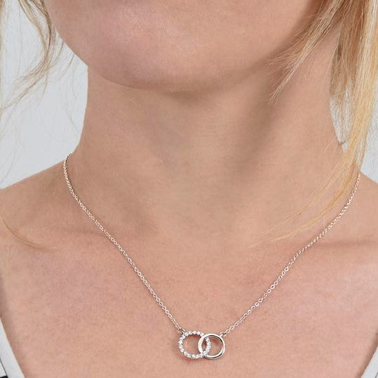 To My Precious Bonus Sister, from Sister - You Are My First Friend - The Perfect Pair Necklace